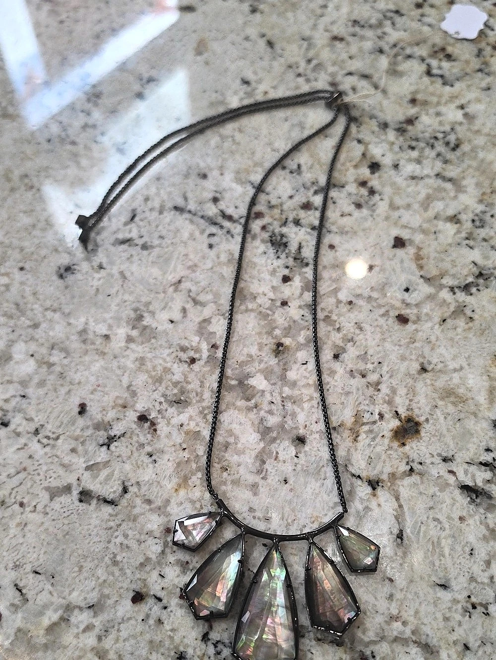 Kendra Scott Havana Statement Necklace Gray & Multicolor